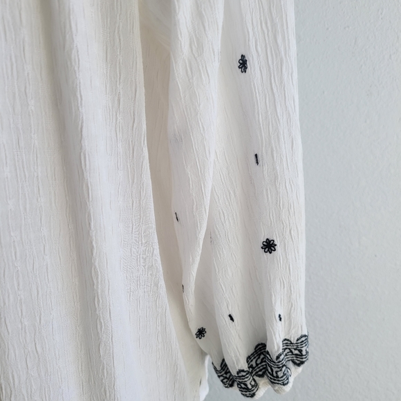 KNOX ROSE White Boho Top - Picture 6 of 7